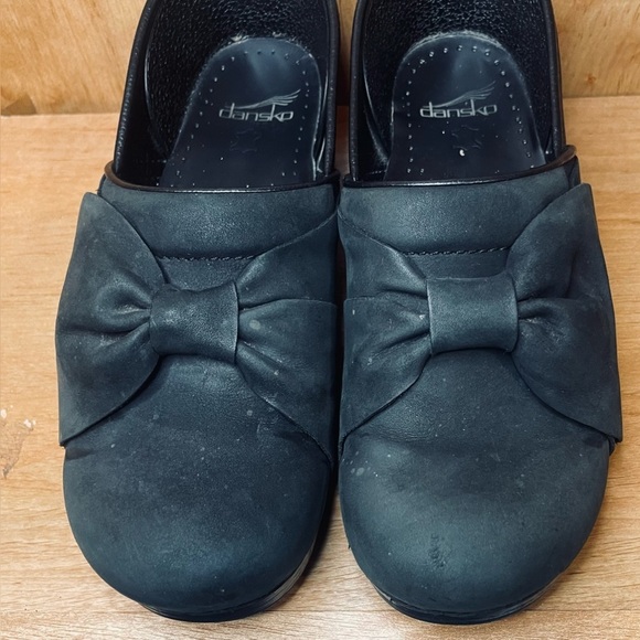 Dansko Pro Bow Black Nubuck Clog Slide Slip On Shoes Women’s EU 41 US 10.5-11. - Picture 4 of 9